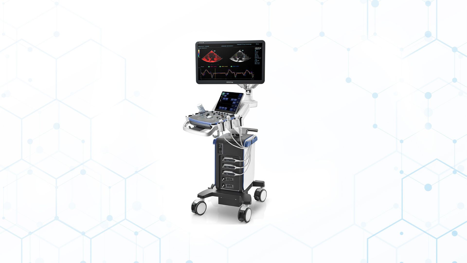 “Mindray Vetus 8 Renkli Doppler USG cihazı – damar ve organ kan akımını ölçen gelişmiş Doppler ultrason sistemi”